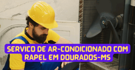 Instalador de ar-condicionado em prédio em Dourados